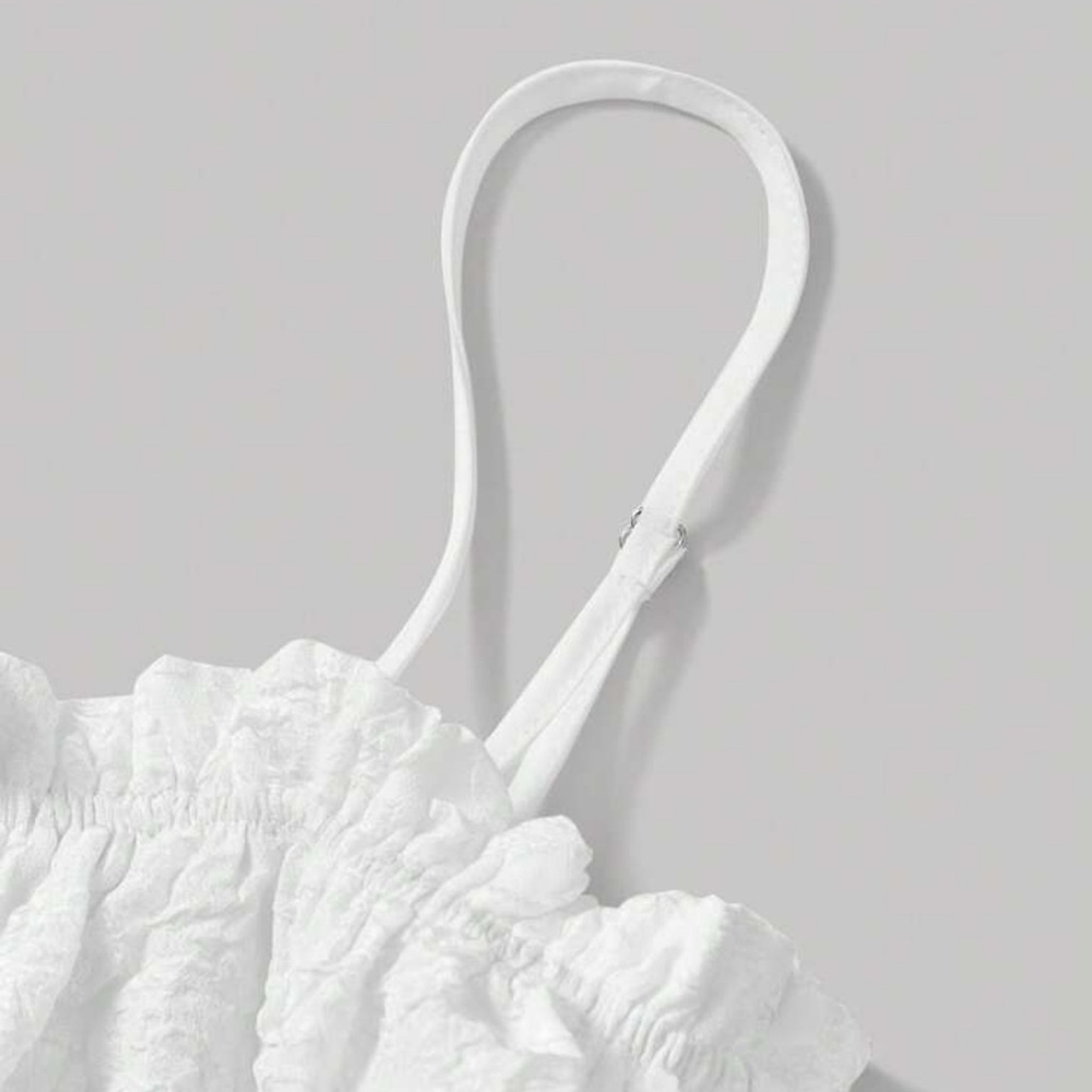 Chic White Lace Top and Shorts Set - Picture 8 of 8